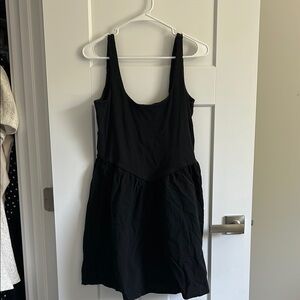 No Boundaries Ribbed Black Top